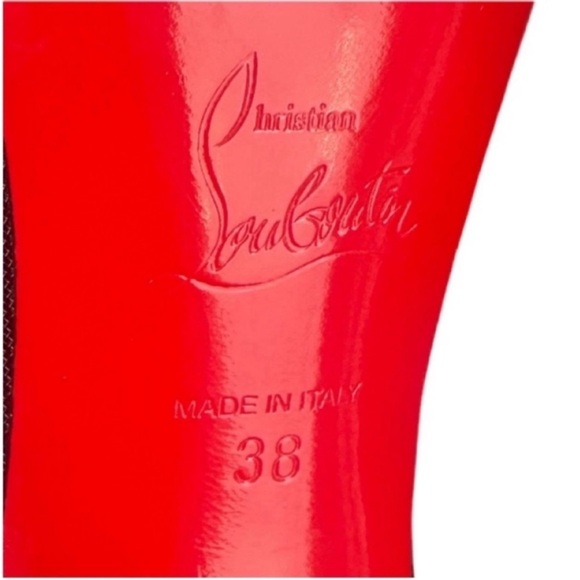 Christian Louboutin Marikat Mirror accent mesh booties RETAIL 1,195 - Picture 8 of 15